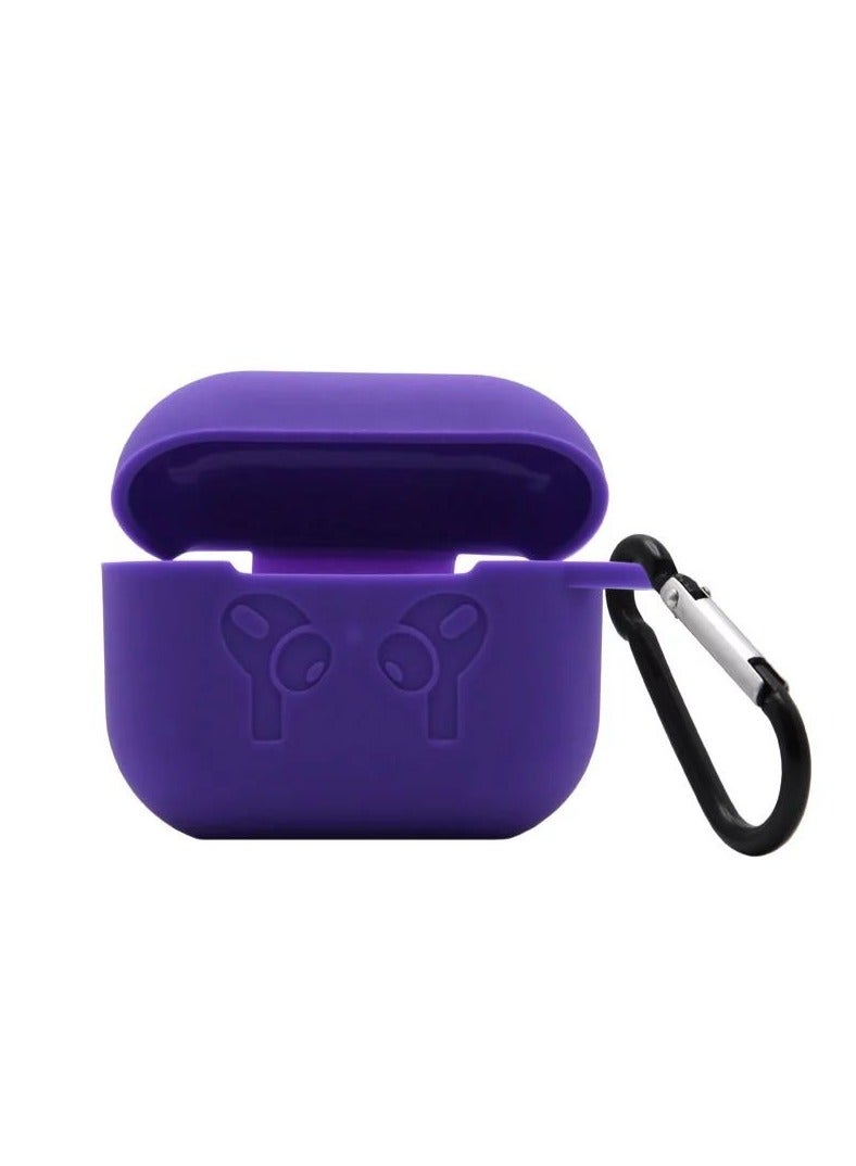 Protective Case Cover For Apple AirPods Pro , Airpods Pro 2 dark purple - Image 2