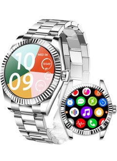 RollsTimi  Men's Bluetooth Smartwatch 1.28-Inch Full-Screen Touch Sports Waterproof Sleep Monitoring Android Ios System Universal RT I80  - Image 1