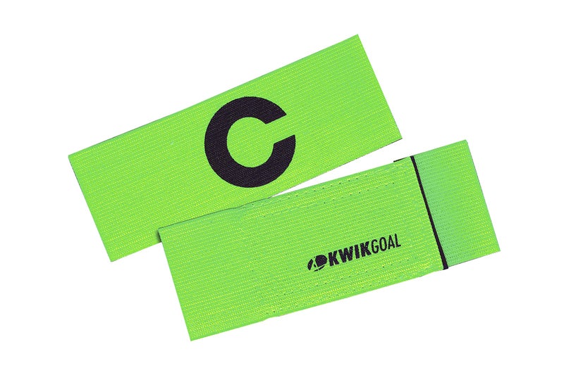 Kwik Goal Captain "C" Arm Band, Green - Image 1