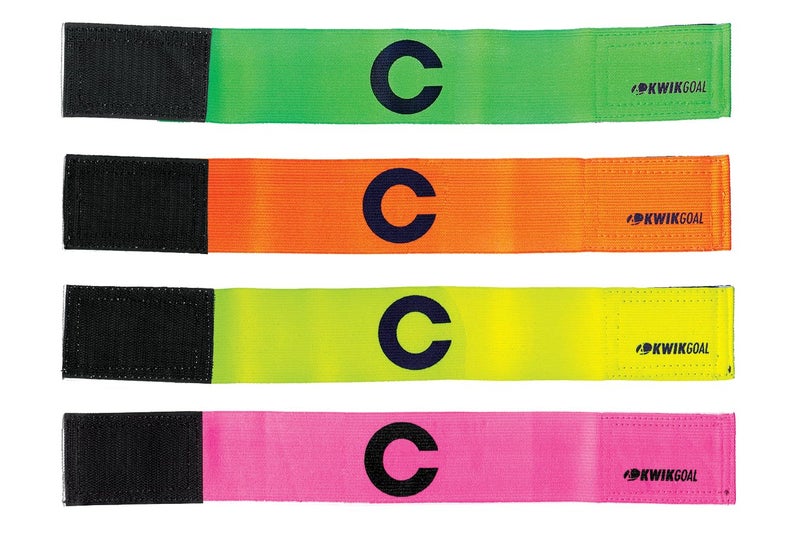Kwik Goal Captain "C" Arm Band, Green - Image 4