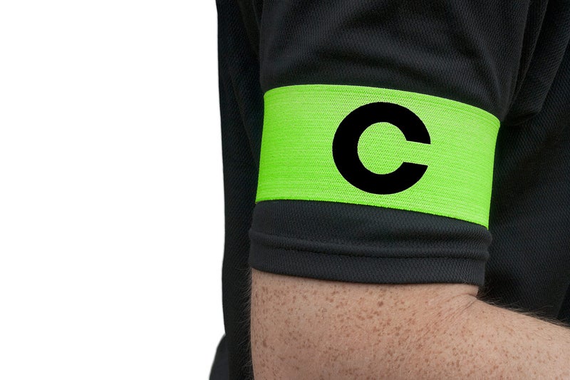 Kwik Goal Captain "C" Arm Band, Green - Image 2