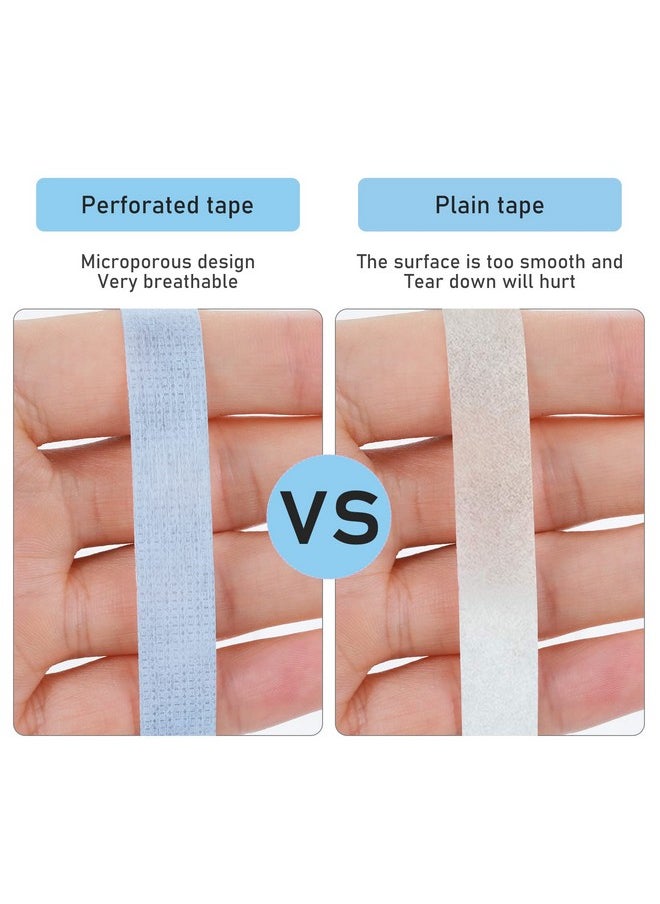 WLLHYF - 6 Rolls Eyelashes Extension Tape Breathable Medical Microporous Tape Sensitive Skin Tape Adhesive Fabric Lash Tape For Professional Individual Makeup Eye Lashes Tools - Image 1