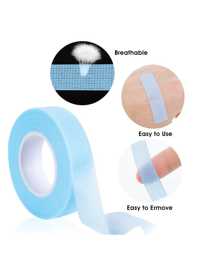 WLLHYF - 6 Rolls Eyelashes Extension Tape Breathable Medical Microporous Tape Sensitive Skin Tape Adhesive Fabric Lash Tape For Professional Individual Makeup Eye Lashes Tools - Image 1