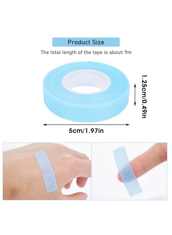 WLLHYF - 6 Rolls Eyelashes Extension Tape Breathable Medical Microporous Tape Sensitive Skin Tape Adhesive Fabric Lash Tape For Professional Individual Makeup Eye Lashes Tools - Image 1