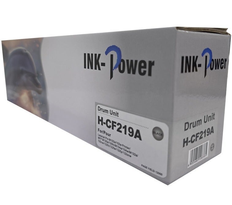 اينك باور خرطوشة أسطوانة حبر الليزر المتوافقة 19A CF219A متوافقة مع HP LaserJet Pro M102 M130fn M120w M130fw. - Image 2