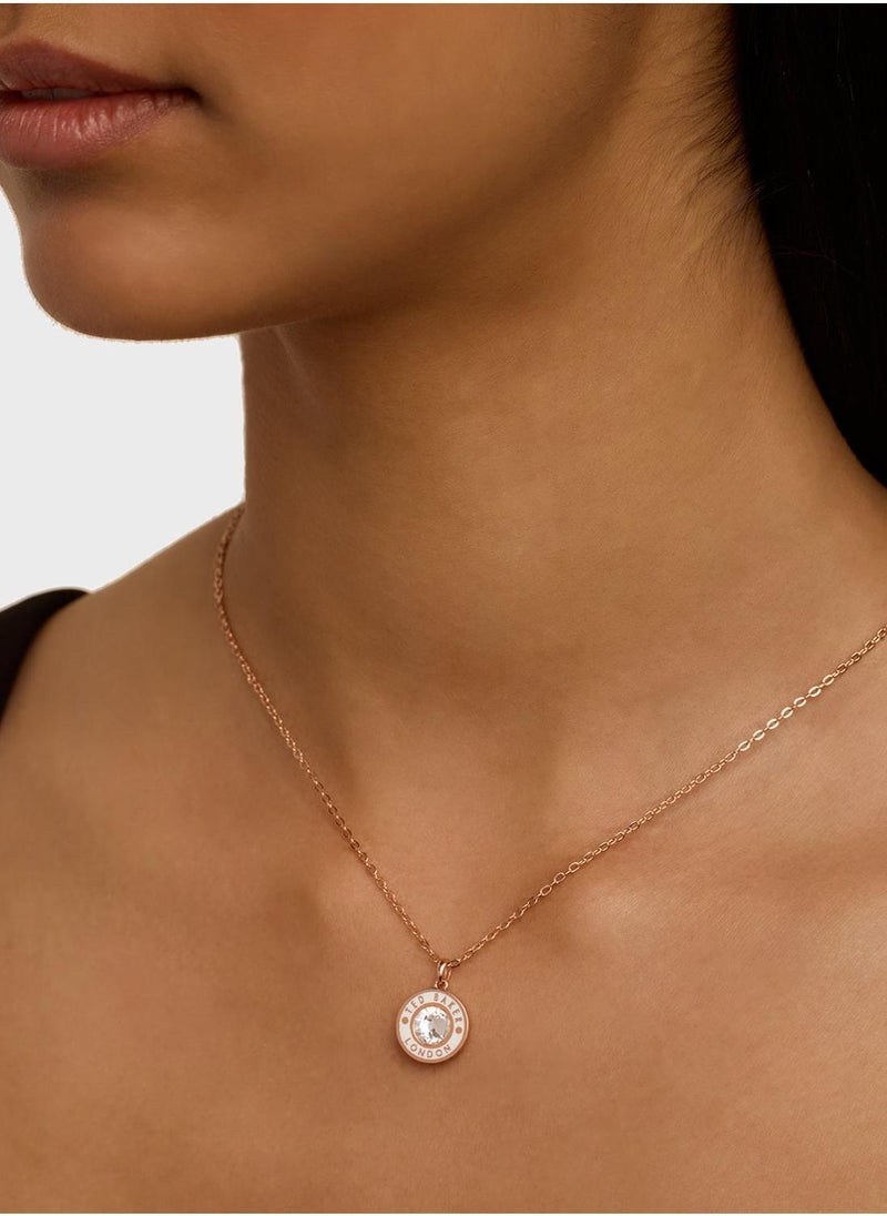 Ted Baker - Chain Detail Drop  Long Necklace - Image 1