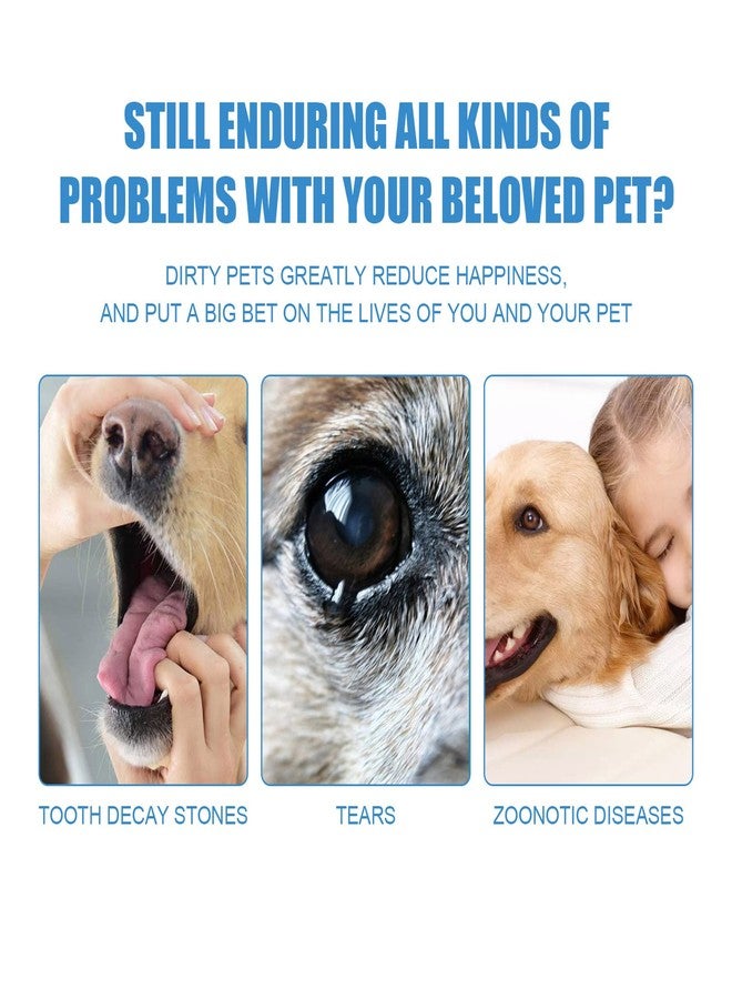 Felico Pet Dental Finger Wipes, Oral Cleansing Teeth Care Finger Cots Wipes Pads for Dogs and Cats, Optimize Oral Health, Reduces Plaque, Freshen Breath - 50 Wipes - Image 5