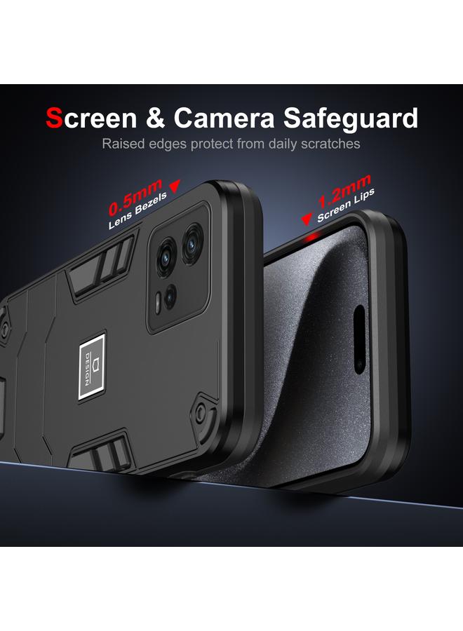 اس-توب جراب لهاتف Motorola Moto G72، جراب هجين مقاوم للصدمات مصنوع من مادة TPU للكمبيوتر الشخصي - Image 2