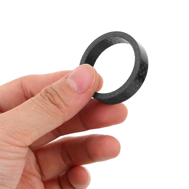 6pcs Carbon Fiber Bicycle Headset Stem Spacers 2mm 3mm 5mm 8mm Ultralight Fork Handlebar Accessories - Image 5