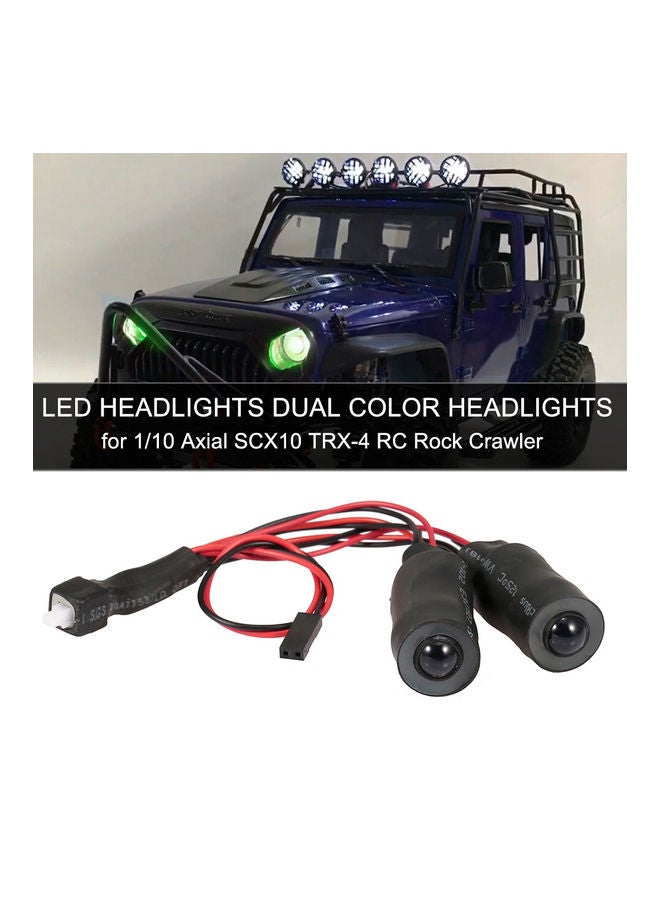 LED Dual Color Headlights 8x2x5cm - Image 2