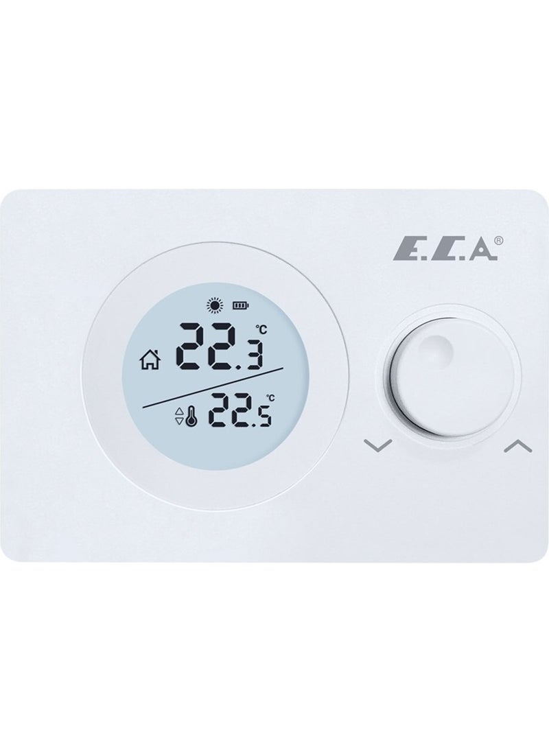 E.C.A Wireless Room Thermostat Poly Pure 100W (NEW Product) 7006903003 Kkm  - Image 1