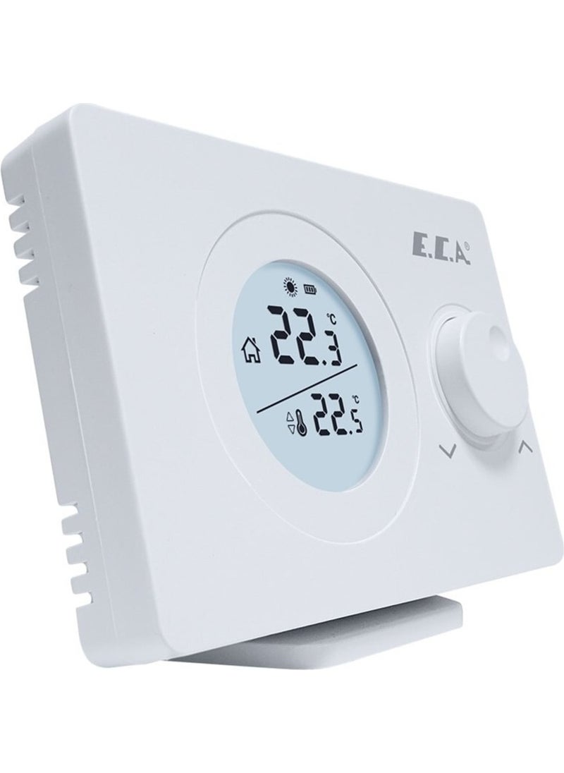 E.C.A Wireless Room Thermostat Poly Pure 100W (NEW Product) 7006903003 Kkm  - Image 2