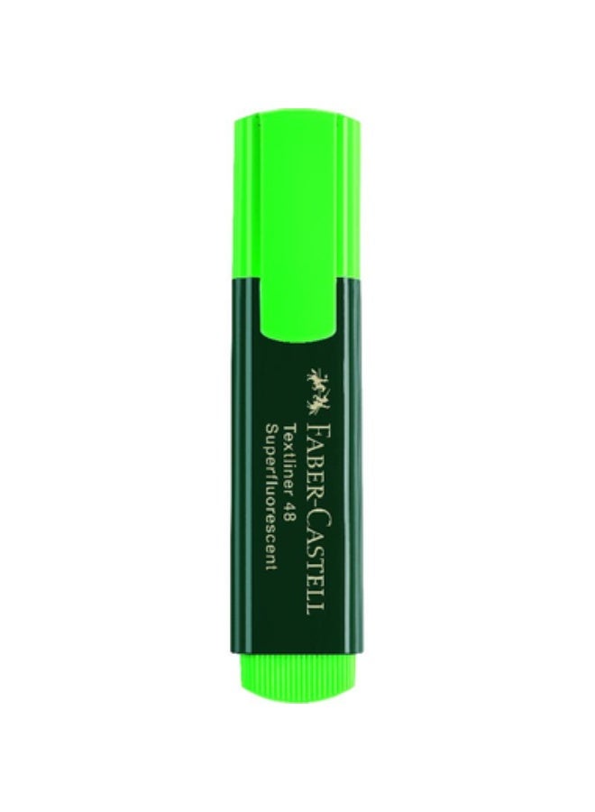 فابير كاستل قلم تحديد TextLiner 48 رأس مشطوف أخضر، 1.2 - 5 مم - Image 1
