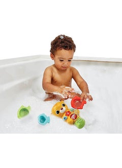 vtech أوتار مرحة لرش الماء، لعبة استحمام للأطفال بعمر سنة + لعبة حمام حسية مع أضواء  - Image 3