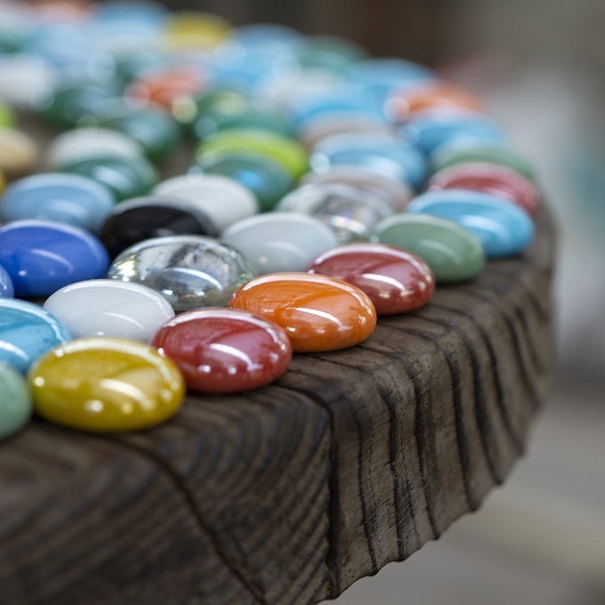 10 OPAL COLORED GLASS GEMS FLAT MARBLE FOR MANCALA BOARD GAME REPLACEMENTVASE FILLERSCOFFEE TABLE MOSAICS CRAFT DECORGARDEN LANDSCAPE1 LB