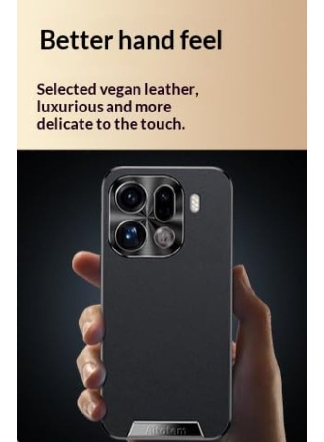 عام غطاء جلدى فاخر متوافق مع أوبو فايند X9 برو، غطاء خفيف الوزن مقاوم للصدمات والسقوط. - Image 3