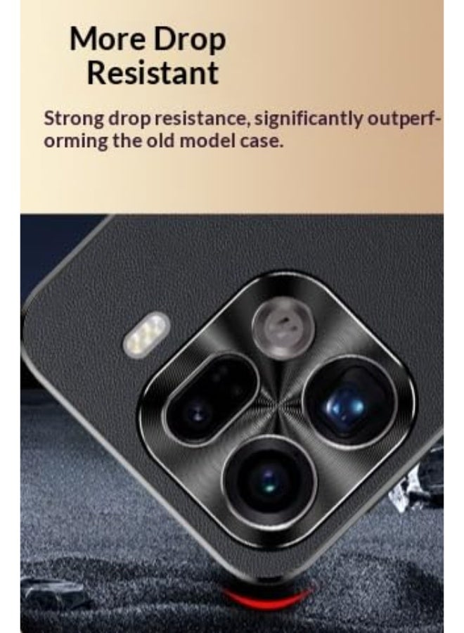 عام غطاء جلدى فاخر متوافق مع أوبو فايند X9 برو، غطاء خفيف الوزن مقاوم للصدمات والسقوط. - Image 5