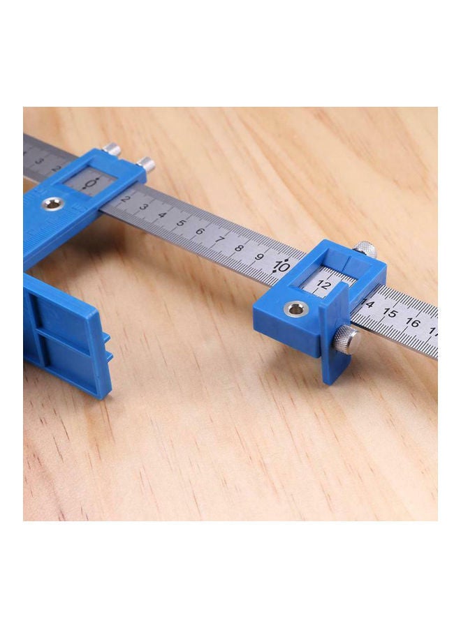 NIBEMINENT Woodworking Drill Dowelling Tool Blue/Silver 43.50X6.00X6.50cm  - Image 4