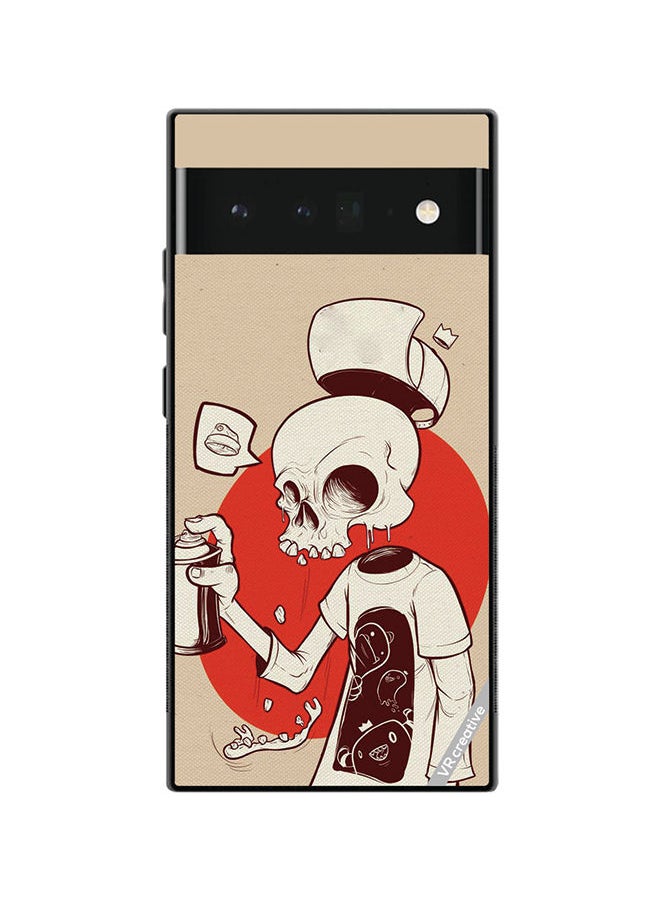 VR CREATIVE - Protective Case Cover For Google Pixel 6 Skeleton Design Multicolour - Image 1