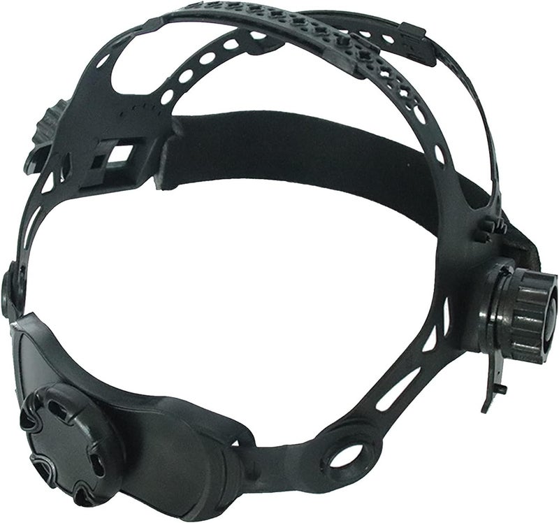 klarako PP Material Welding Headgear Replacement Mask Headband Hollow Design for Welding Helmets Black klarakoDouble Headbands - Image 1
