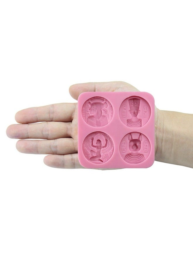 FUNSHOWCASE Funshowcase Antique Egypt Coins Inspired Chocolate Candy Silicone Mold for Cake Decorate, Crafting  - Image 5