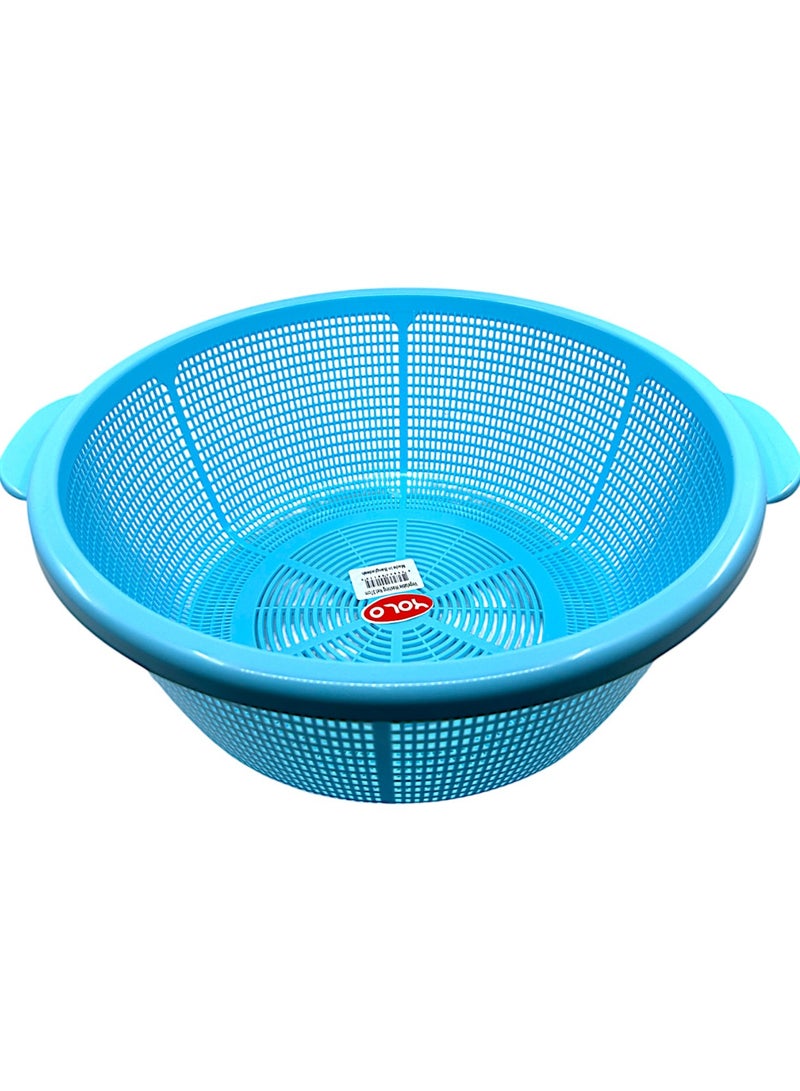 YOLO Multi Purpose Plastic Stainer Colander Washing Net for Fruits, Vegetable and Meat -37cm - Image 1