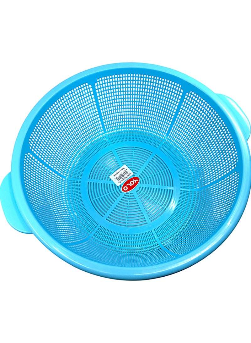 YOLO Multi Purpose Plastic Stainer Colander Washing Net for Fruits, Vegetable and Meat -37cm - Image 2