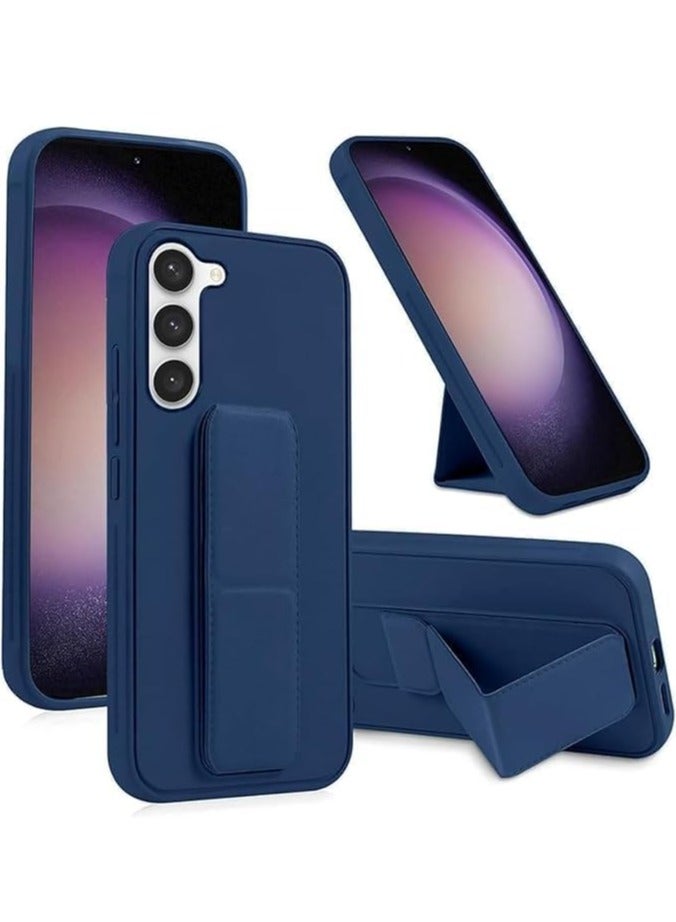 Houmt Samsung Galaxy A55 Back Stand Case Magnetic Car Mount Holder Kickstand Cover For Galaxy A55 with Wrist Strap Shockproof Full Protection Case for Samsung Galaxy A55 5G 6.6-inch - Image 1