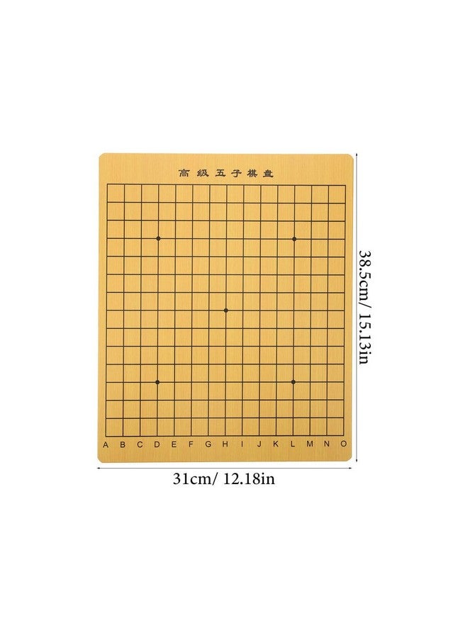 Alasum Dual-Sided Wooden Chinese Chess Xiangqi and Gobang Chessboard, 15.15 X 12.20 Inch Desktop Board Game for Adults and Teens, Multi-Game for Family Gatherings and Outdoor U - Image 4
