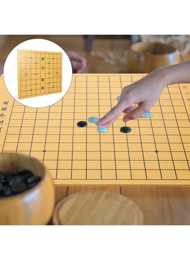 Alasum Dual-Sided Wooden Chinese Chess Xiangqi and Gobang Chessboard, 15.15 X 12.20 Inch Desktop Board Game for Adults and Teens, Multi-Game for Family Gatherings and Outdoor U - Image 3