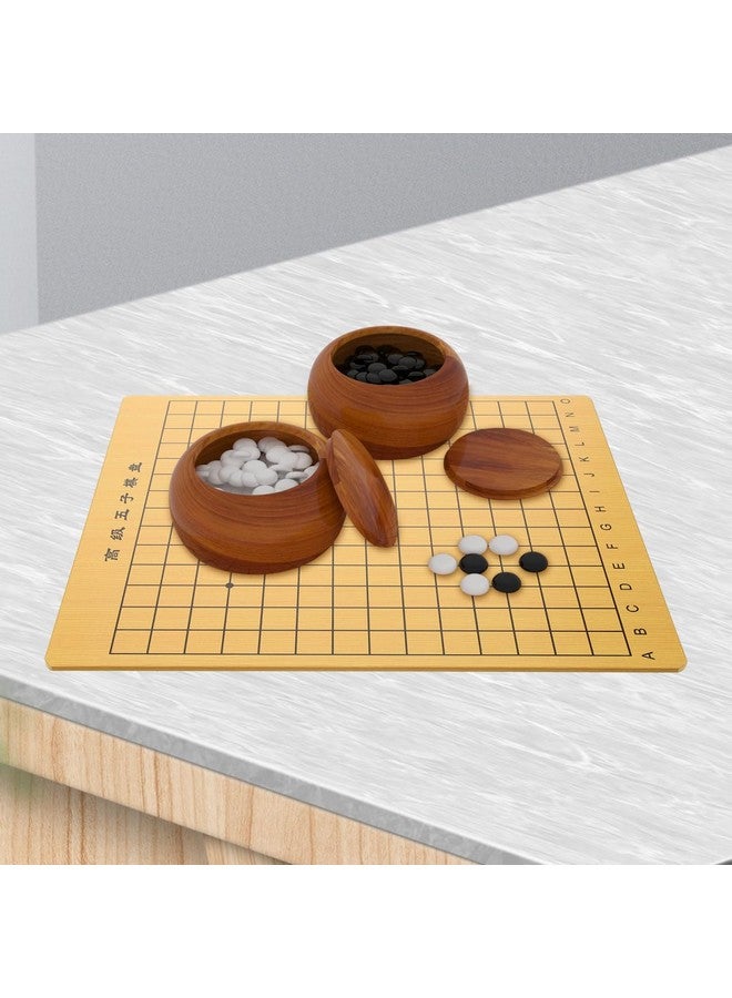 Alasum Dual-Sided Wooden Chinese Chess Xiangqi and Gobang Chessboard, 15.15 X 12.20 Inch Desktop Board Game for Adults and Teens, Multi-Game for Family Gatherings and Outdoor U - Image 2