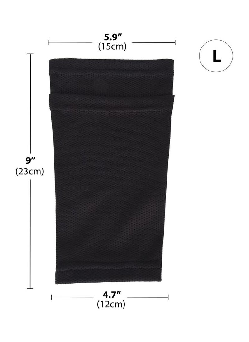 Generic - 2 Pairs Breathable Soccer Shin Guard Socks with Pocket, Perfect for Football Shin Pads, Ideal for Kicking, Running, and Cycling - Image 1