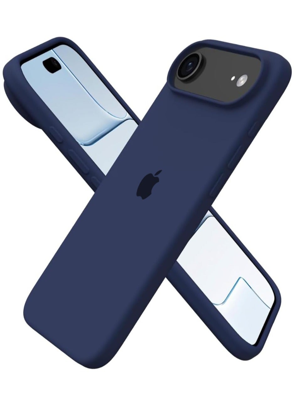 iPhone 17 Air Case Liquid Soft Silicone Slim iPhone 17 Air Cover with Inside Microfiber Lining Shockproof Protective Phone Case for iPhone 17 Air 6.5 inch