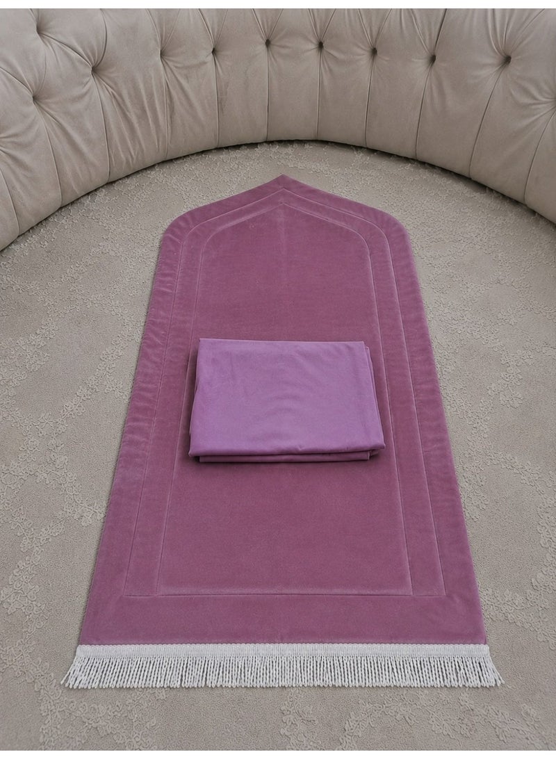 Foam prayer rug with open prayer mat, size 3m x 2m