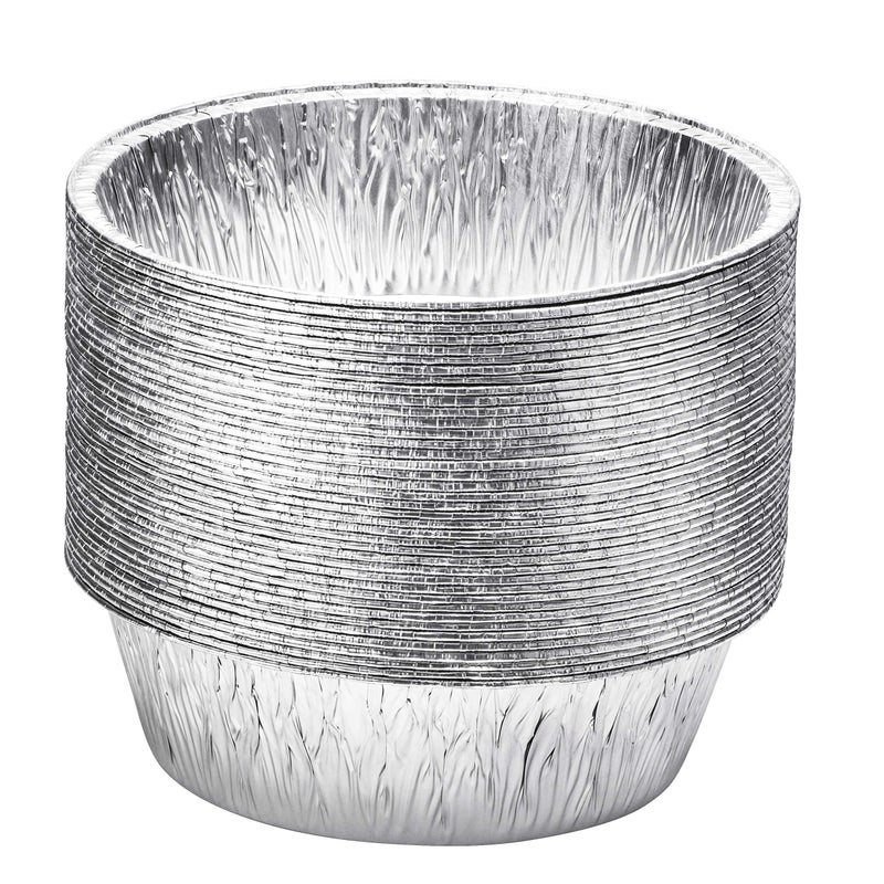 Diplastible 10-Inch Aluminum Dutch Oven Liner Pans | Disposable Cake Pan and Extra Deep Aluminum Foil Pans for Baking, Freezing, and Storage | Durable Aluminum Round Baking Pans | 10 Count - Image 2