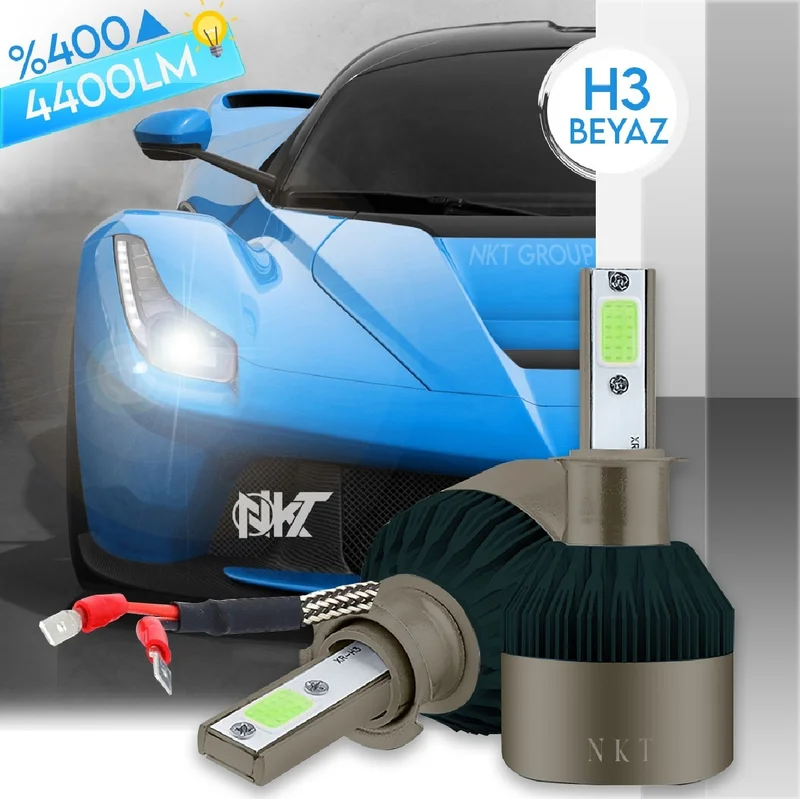 NKT GROUP H3 White White LED Xenon Headlight Led LED Zenon Headlight Bulb