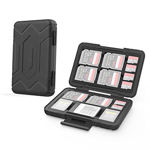 SMALLRIG Memory Card Holder Case 15 Slots, Water-Resistant for SD Card, Micro SD Card, CFexpress Type A/Type B Card, XQD Card - 3192 - Image 1