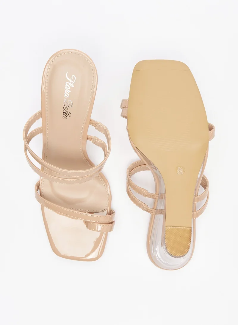 Flora Bella By Shoexpress Women Slip-On Sandals with Wedge Heels