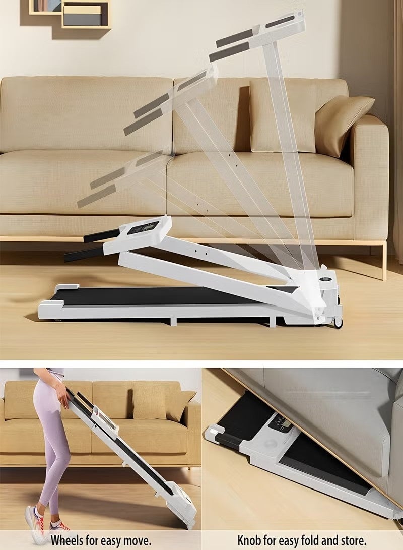 Glanfen Foldable Treadmill 1-8KM/H - Ultra-Quiet Home Walking/Jogging Machine w/ LED Display, Button Control & 100KG Capacity (23KG Lightweight) - Image 5