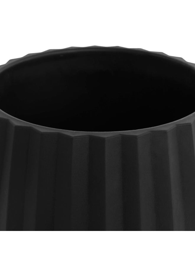 Planter Pot Black Smll 25X25Cm - pzsku/Z0F8A19DBFB62BE9FB3C2Z/45/_/1718169939/657b2e98-16d6-42cc-86b6-d11fbe17b6b4