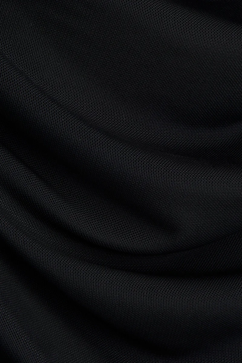 H&M One-shoulder mesh top