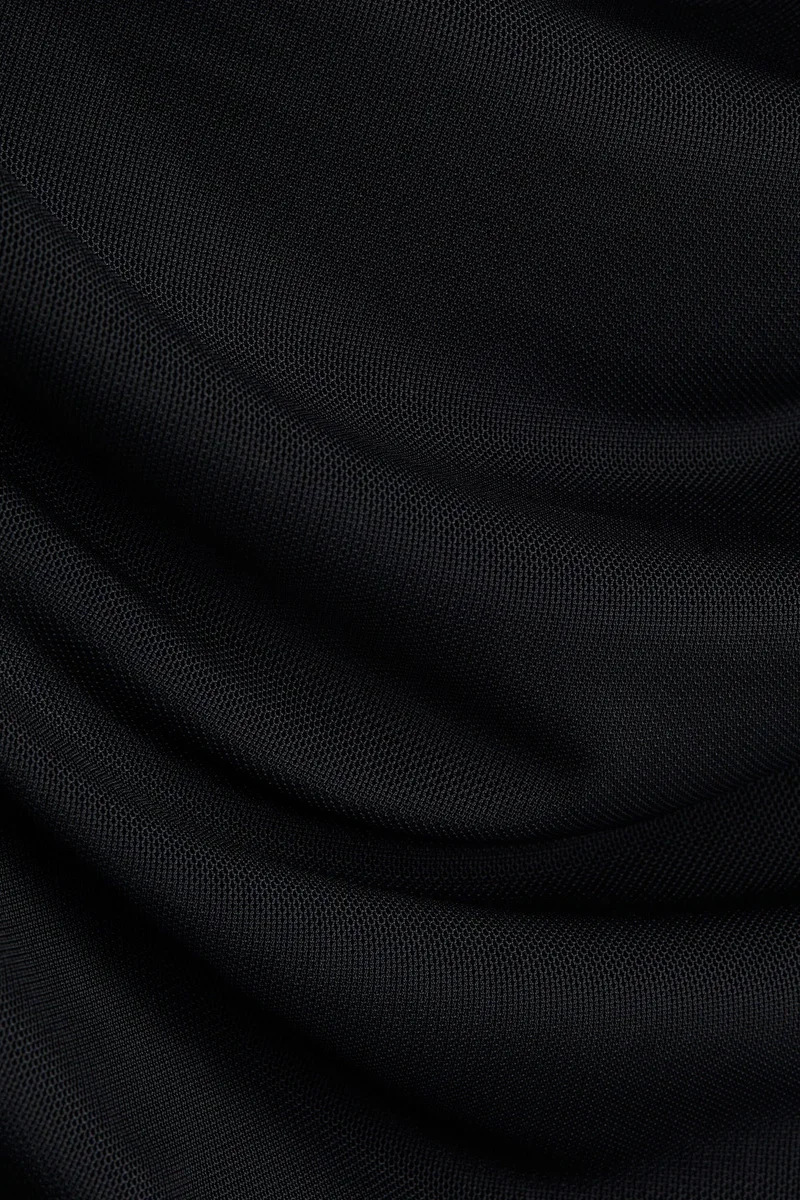 H&M One-shoulder mesh top