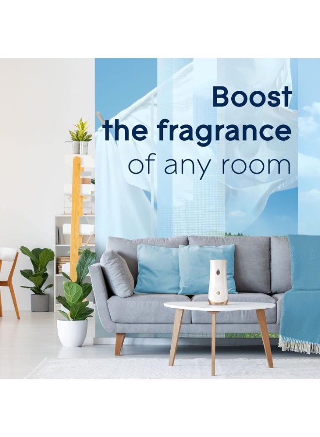 Glade مجموعة إعادة تعبئة ور holder لحاقن غليد الأوتوماتيكي، معطر هواء للمنزل والحمام، قماش نظيف، 6.2 أونصة، 2 عدد - Image 5