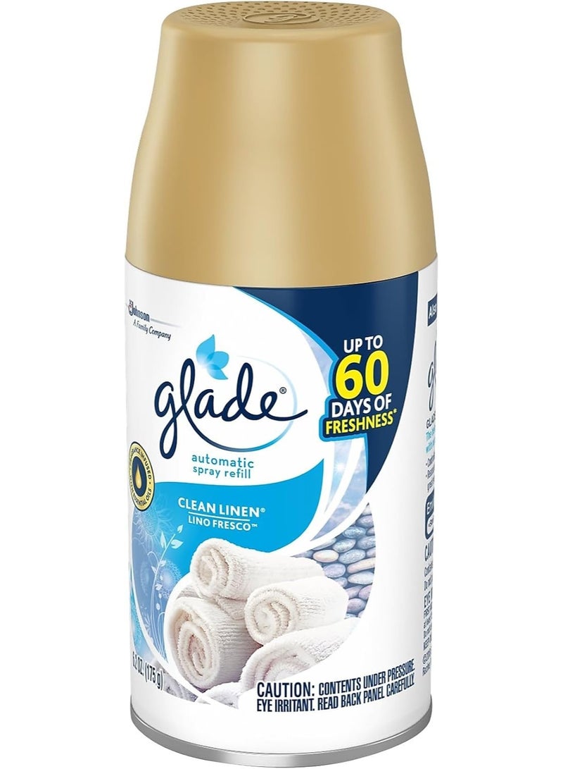 Glade مجموعة إعادة تعبئة ور holder لحاقن غليد الأوتوماتيكي، معطر هواء للمنزل والحمام، قماش نظيف، 6.2 أونصة، 2 عدد - Image 2