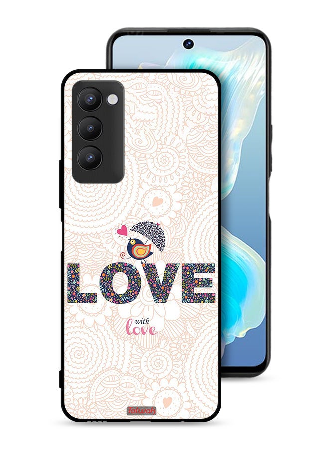 Tolwak Tecno Camon 18P Protective Case Cover Love With Love - Image 1