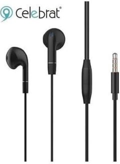 Celebrat G8 Wired Stereo Earphone With Microphone - Black - pzsku/Z0F8A485FAABD011C7F61Z/45/_/1720045639/65f8c42e-338f-4566-ab5c-994219584e64