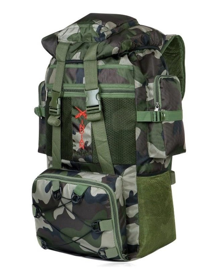 Nyfee 90L Travel Backpack Camping Hiking Rucksack Trekking Bag for Men & Women,Camouflage Travel Backpack with Multiple Pockets, Water Bottle Holder & Adjustable Straps - Image 1