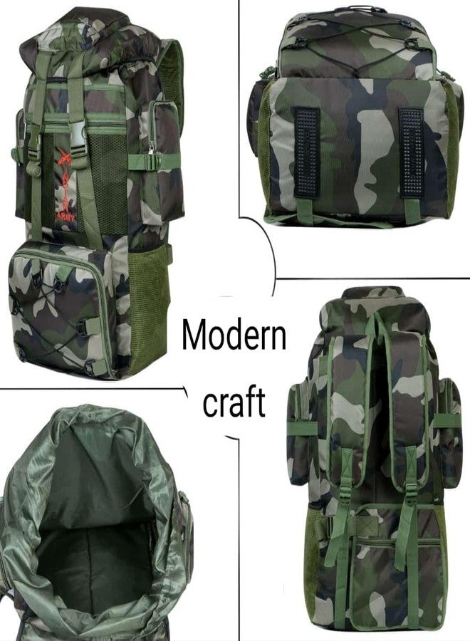 Nyfee 90L Travel Backpack Camping Hiking Rucksack Trekking Bag for Men & Women,Camouflage Travel Backpack with Multiple Pockets, Water Bottle Holder & Adjustable Straps - Image 5