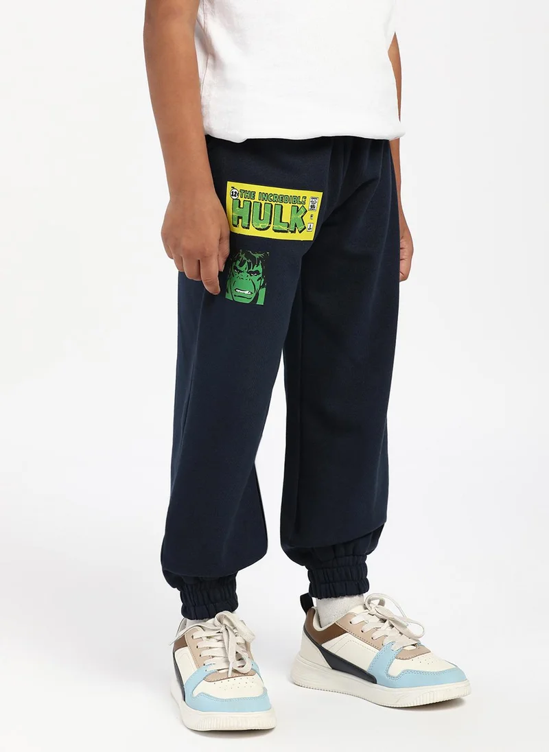 نوتيناتي Nautinati Boys’ The Incredible Hulk Print Joggers | Age 2 - 10 Years