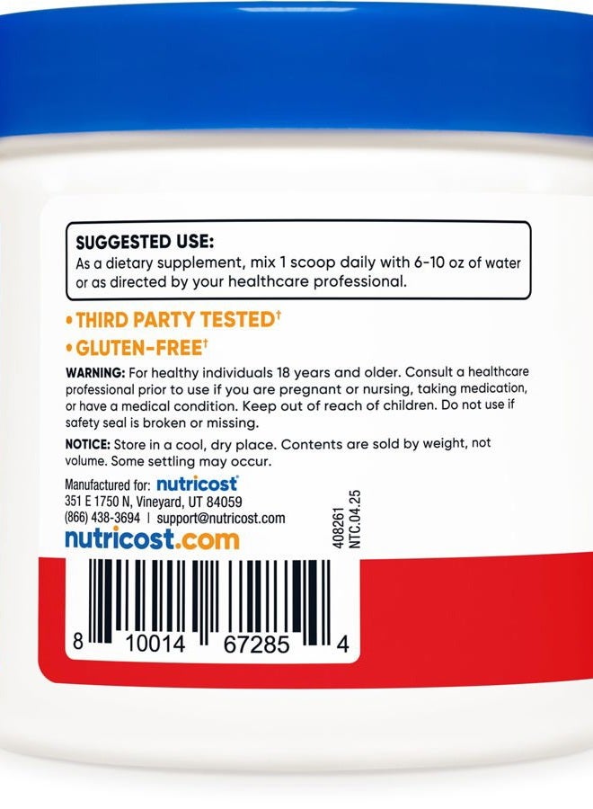 Nutricost مسحوق سترات المغنيسيوم (نكهة فواكه، 250 جرام) - 210 ملغ من المغنيسيوم لكل حصة - Image 4